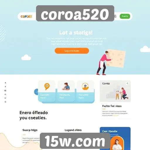Análise da interface do site coroa520